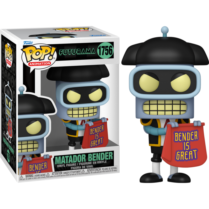 1756  Funko POP! Futurama Matador Bender