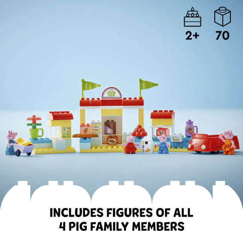 LEGO® DUPLO® Peppa Pig Supermarket Toy with Figures 10434