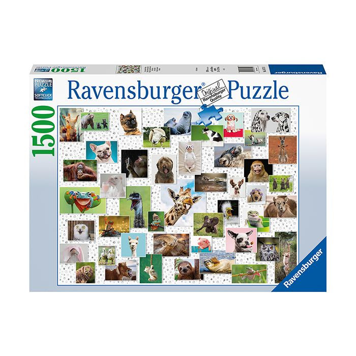 Ravensburger 1500 Piece Puzzle Funny Animal Collage