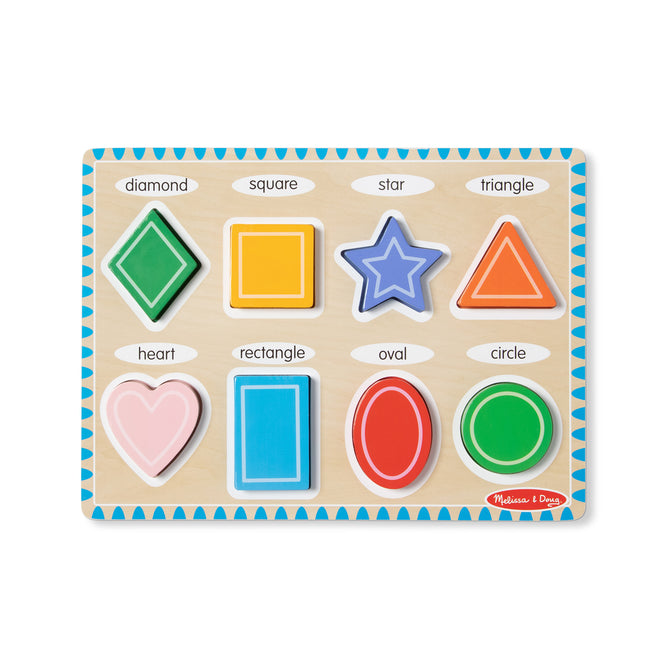 3730 Melissa & Doug Shapes Chunky Puzzle