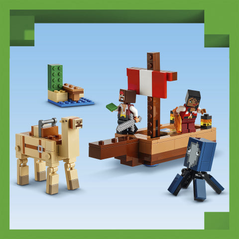 LEGO® Minecraft® The Pirate Ship Voyage Building Toy Set 21259