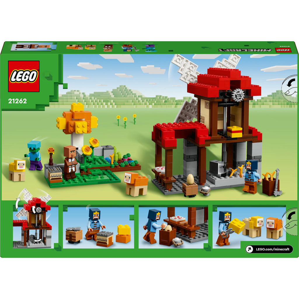 LEGO® Minecraft® The Windmill Farm Building Toy Set 21262