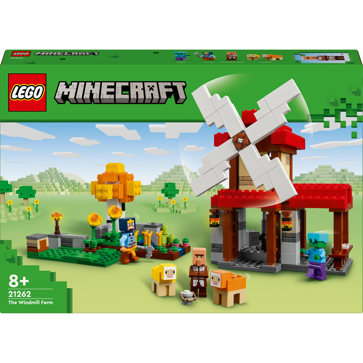 LEGO® Minecraft® The Windmill Farm Building Toy Set 21262 – Pops Toys