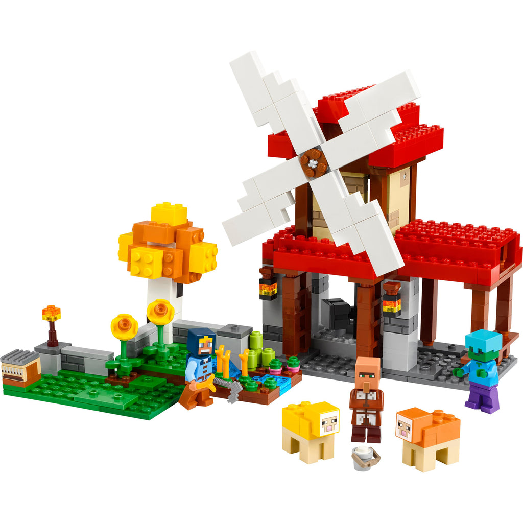 LEGO® Minecraft® The Windmill Farm Building Toy Set 21262