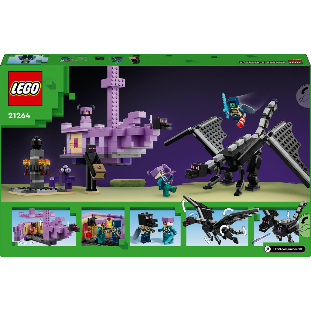 LEGO® Minecraft® The Ender Dragon and End Ship Toy Set 21264