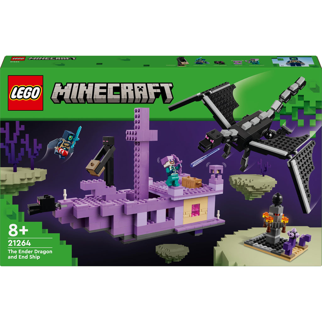 LEGO® Minecraft® The Ender Dragon and End Ship Toy Set 21264