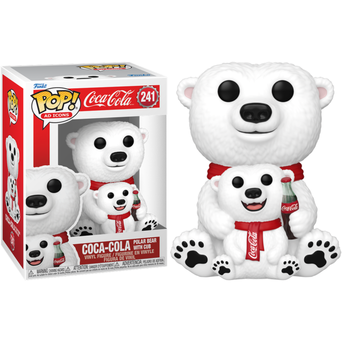 241 Funko POP! Ad Icons - Coca-Cola Polar Bear with Cub