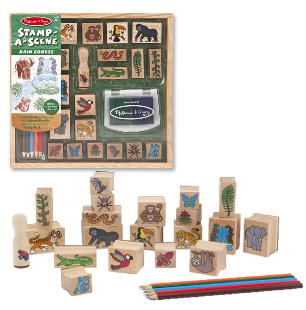 2423 Melissa & Doug Stamp a Scene Rainforest