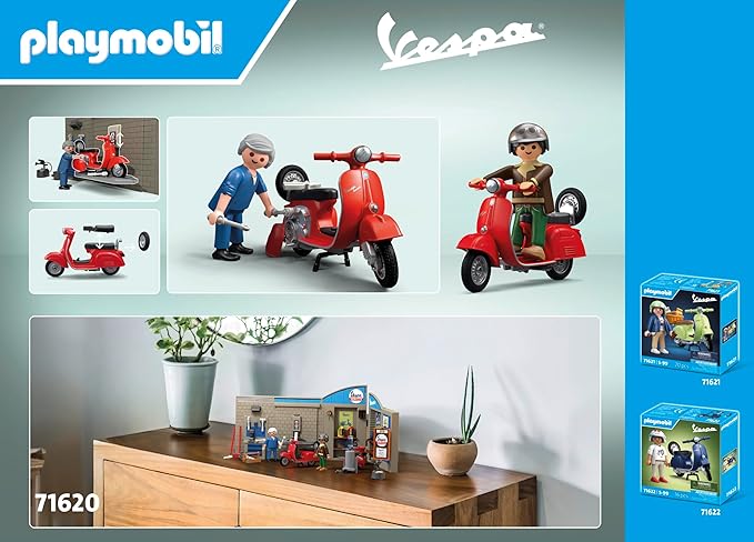 71620 Playmobil 60s Vespa Garage