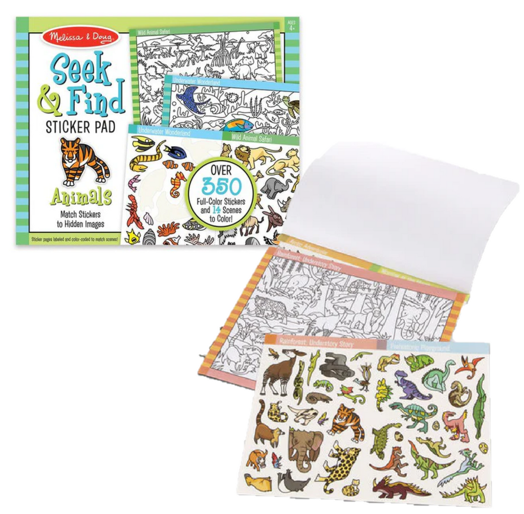 34003 Melissa & Doug Seek & Find Sticker Pad - Animals