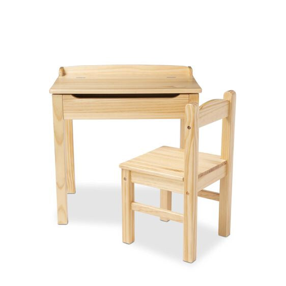 30230 Melissa & Doug Child's Lift-Top Desk & Chair - Honey