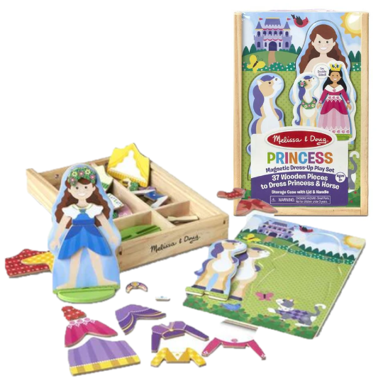 30321 Melissa & Doug Princess Magnetic Dress-Up Play Set