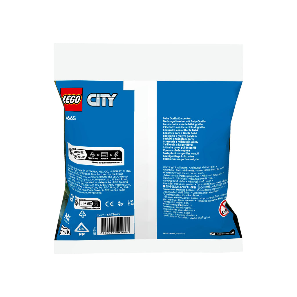 LEGO® City Baby Gorilla Encounter 30665