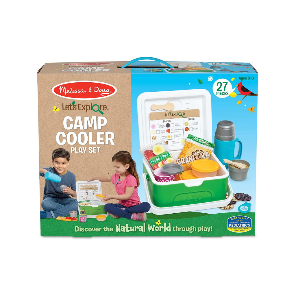 30800 Melissa & Doug Let's Explore Camp Cooler Play Set