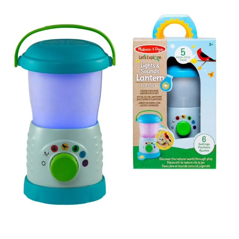 30837 Melissa Doug Let s Explore Light Sound Lantern Play Set