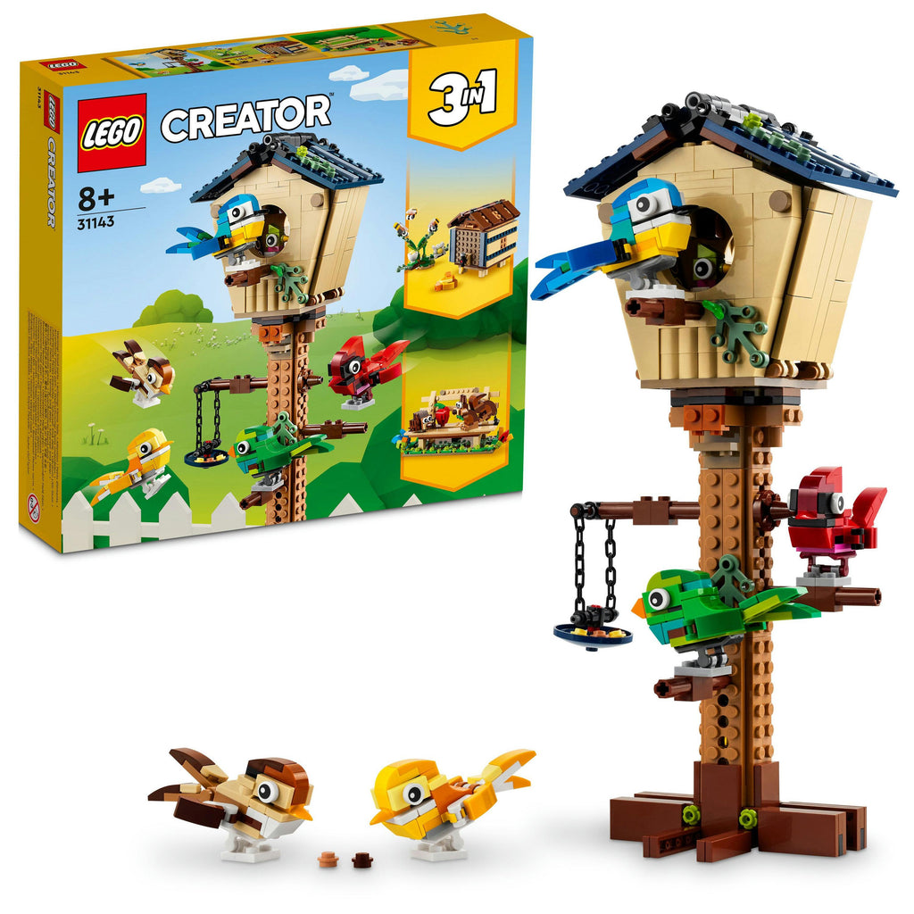 LEGO® Creator 3-in-1 Birdhouse Building Toy Set 31143