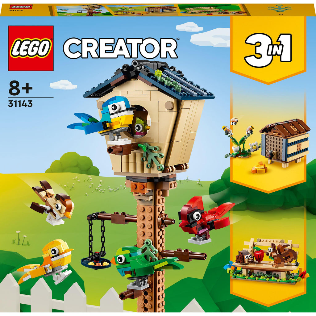 LEGO® Creator 3-in-1 Birdhouse Building Toy Set 31143