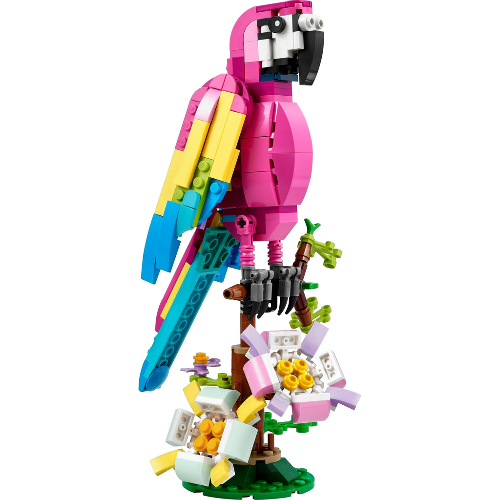 LEGO® Creator 3-in-1 Exotic Pink Parrot Building Toy Set 31144