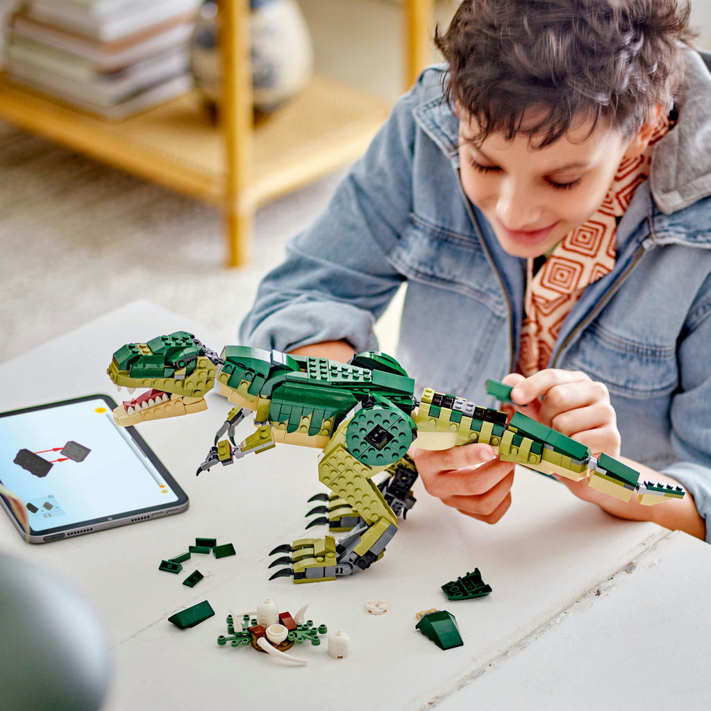 LEGO® Creator 3-in-1 T. rex Figure, Toy Dinosaur Set 31151