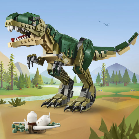 LEGO® Creator 3-in-1 T. rex Figure, Toy Dinosaur Set 31151