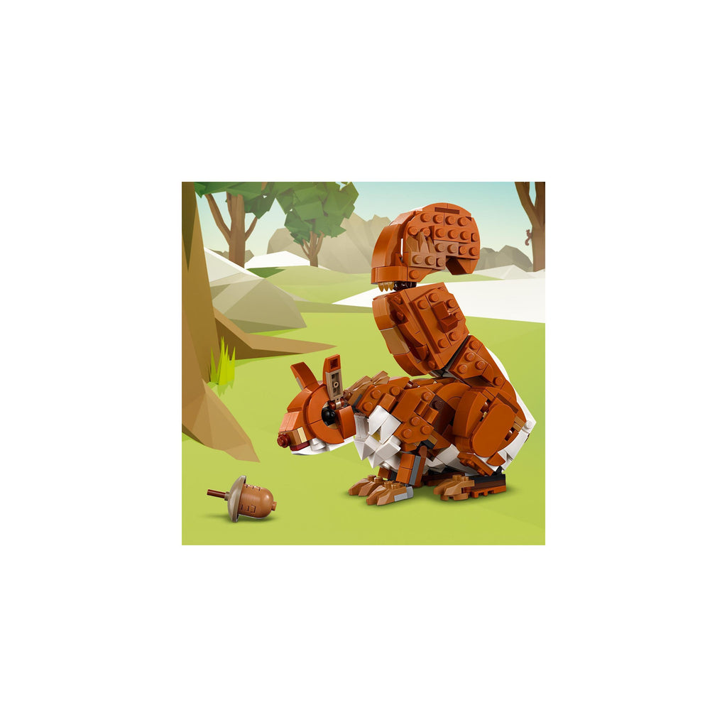 LEGO® Creator 3-in-1 Forest Animals: Red Fox Building Toy 31154