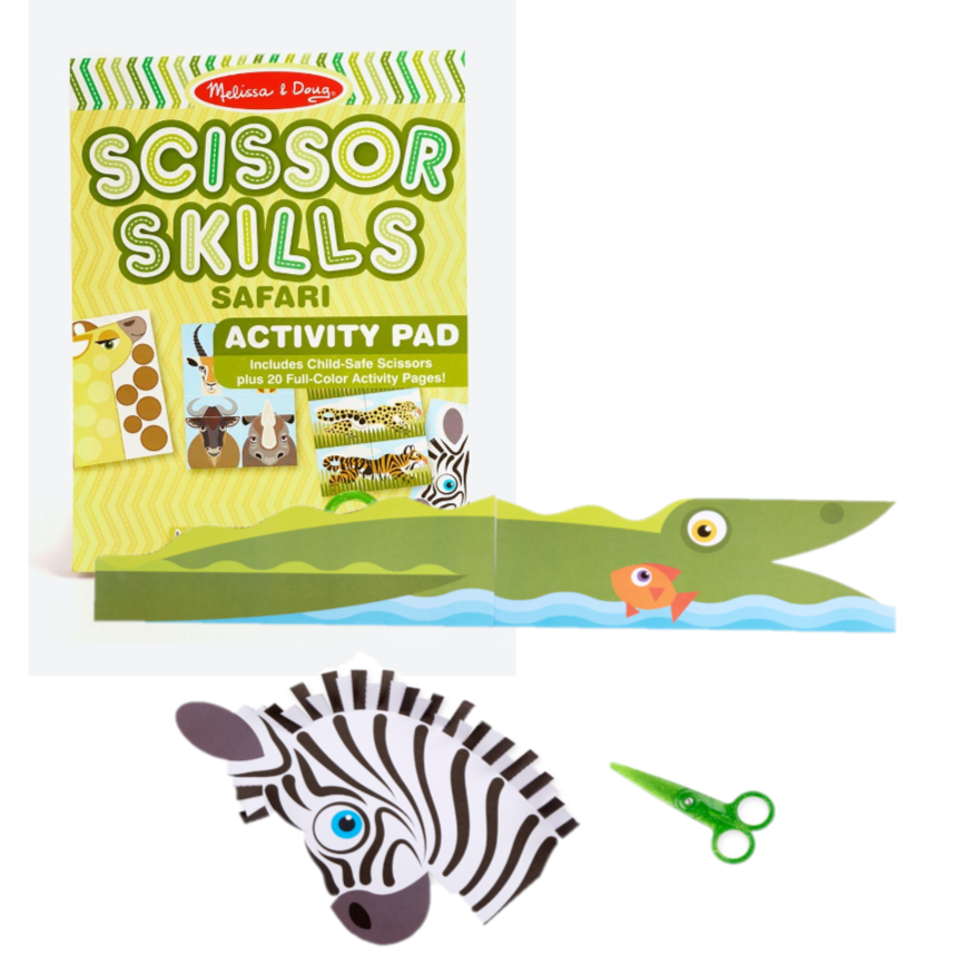 32006 Melissa & Doug Safari Scissor Skills Activity Pad – Pops Toys