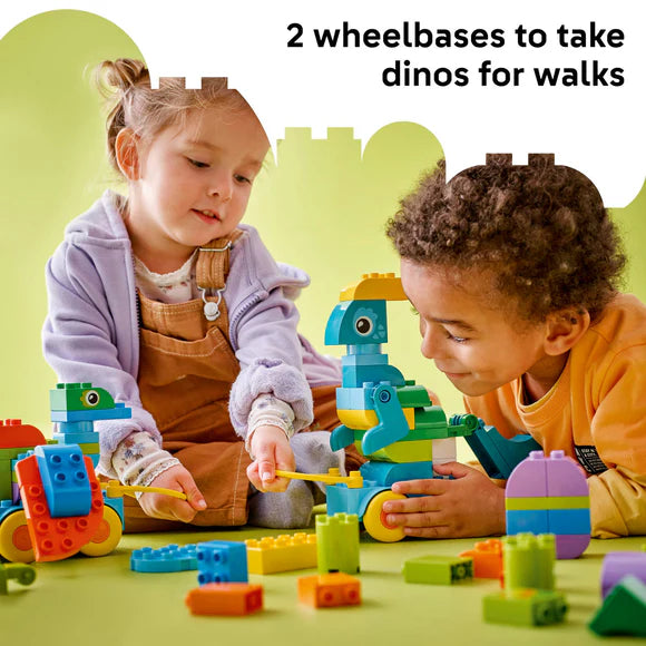 LEGO® DUPLO® Town 3in1 Dinosaurs on Wheels Learn-Through-Play Toddler Toy 10451