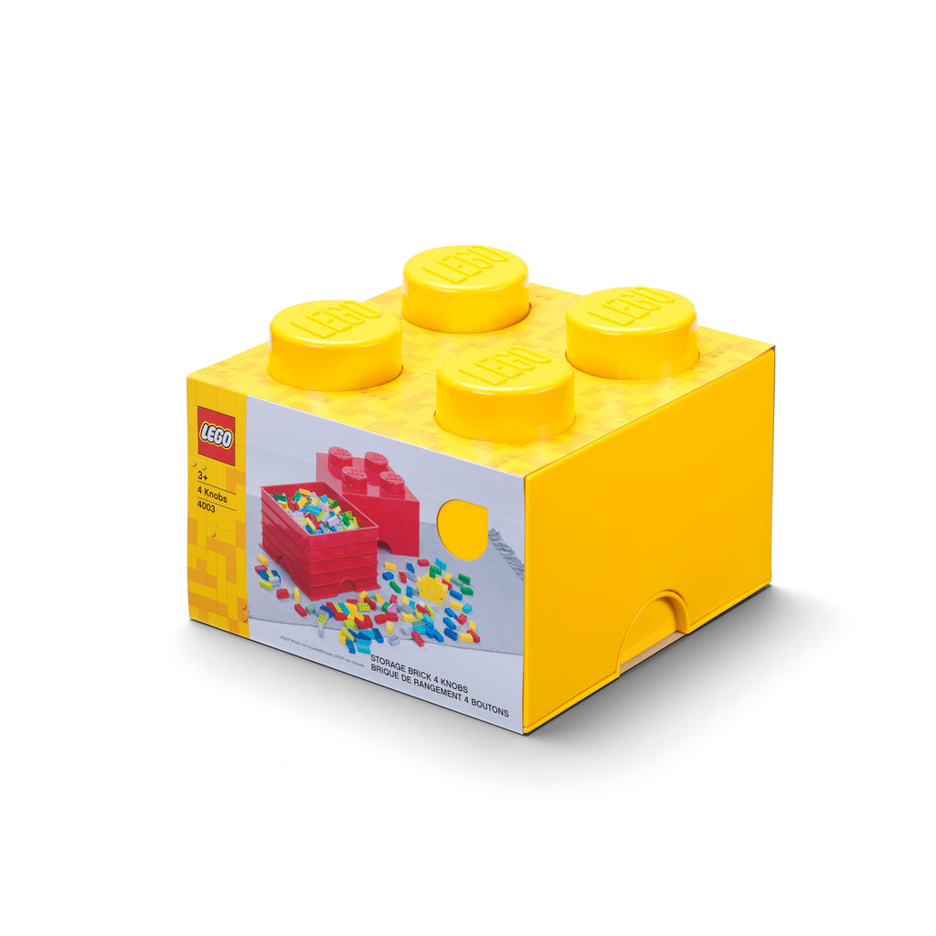 4003 LEGO Storage Brick 4 Stud Yellow