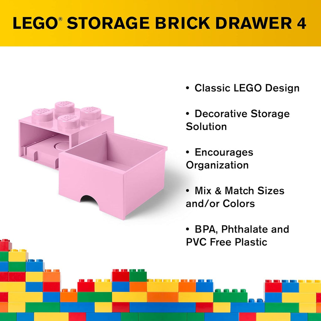 4005 LEGO Brick Drawer 4 Knob - Light Purple