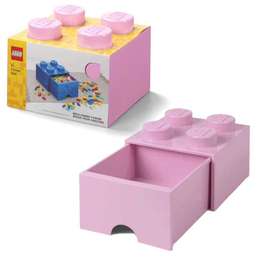 4005 LEGO Brick Drawer 4 Knob - Light Purple