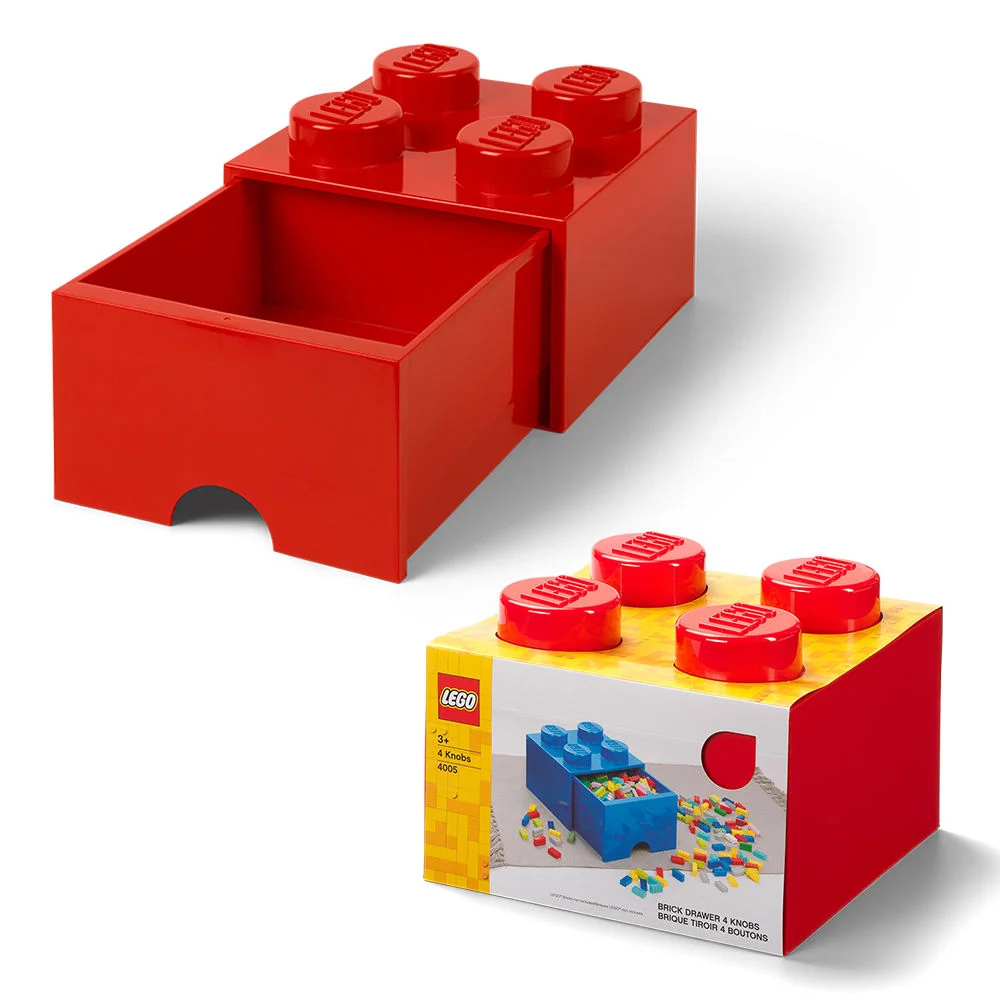 4005 LEGO Brick Drawer Red