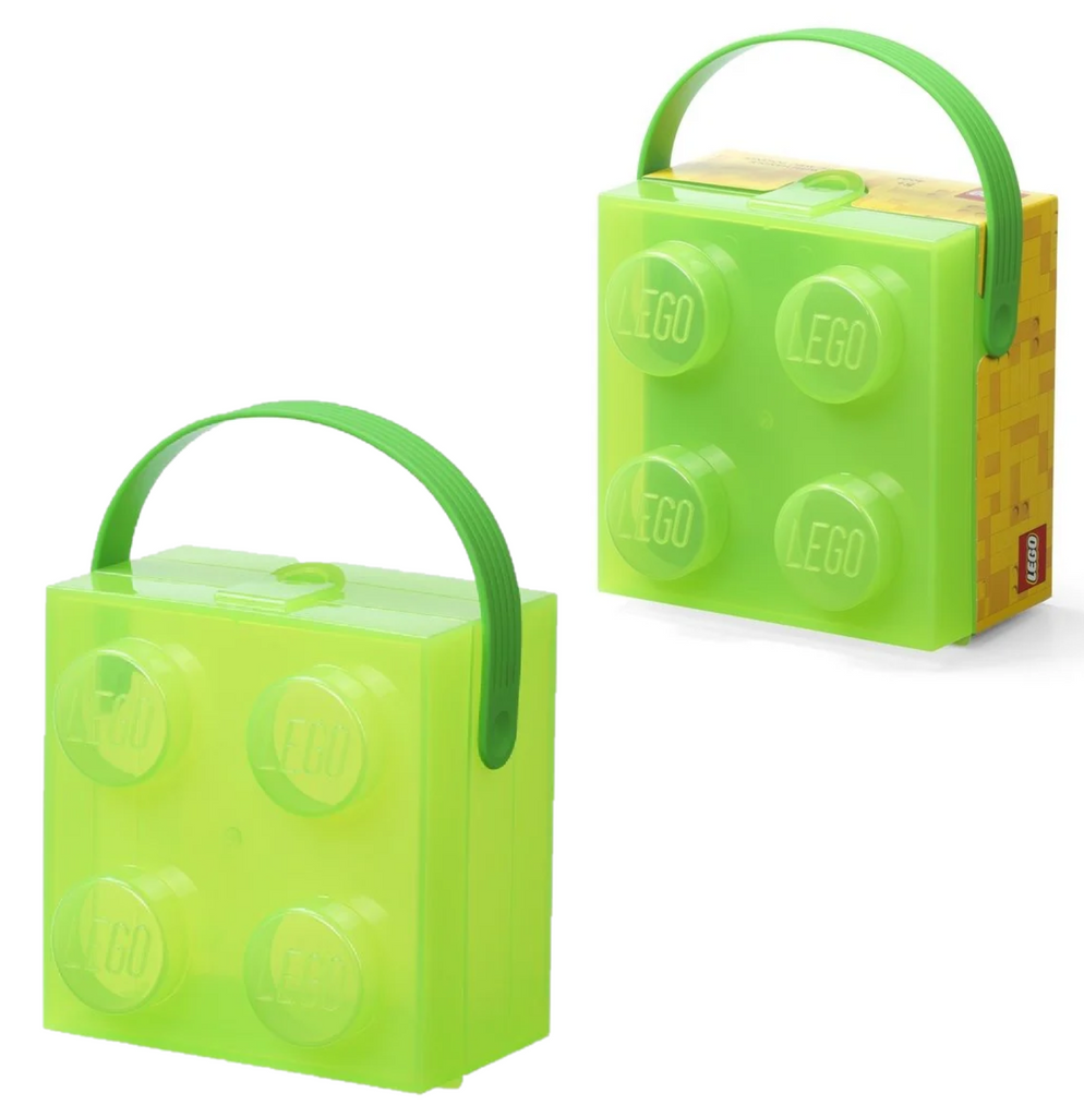 4024 LEGO Lunch Box with Handle - Translucent Green