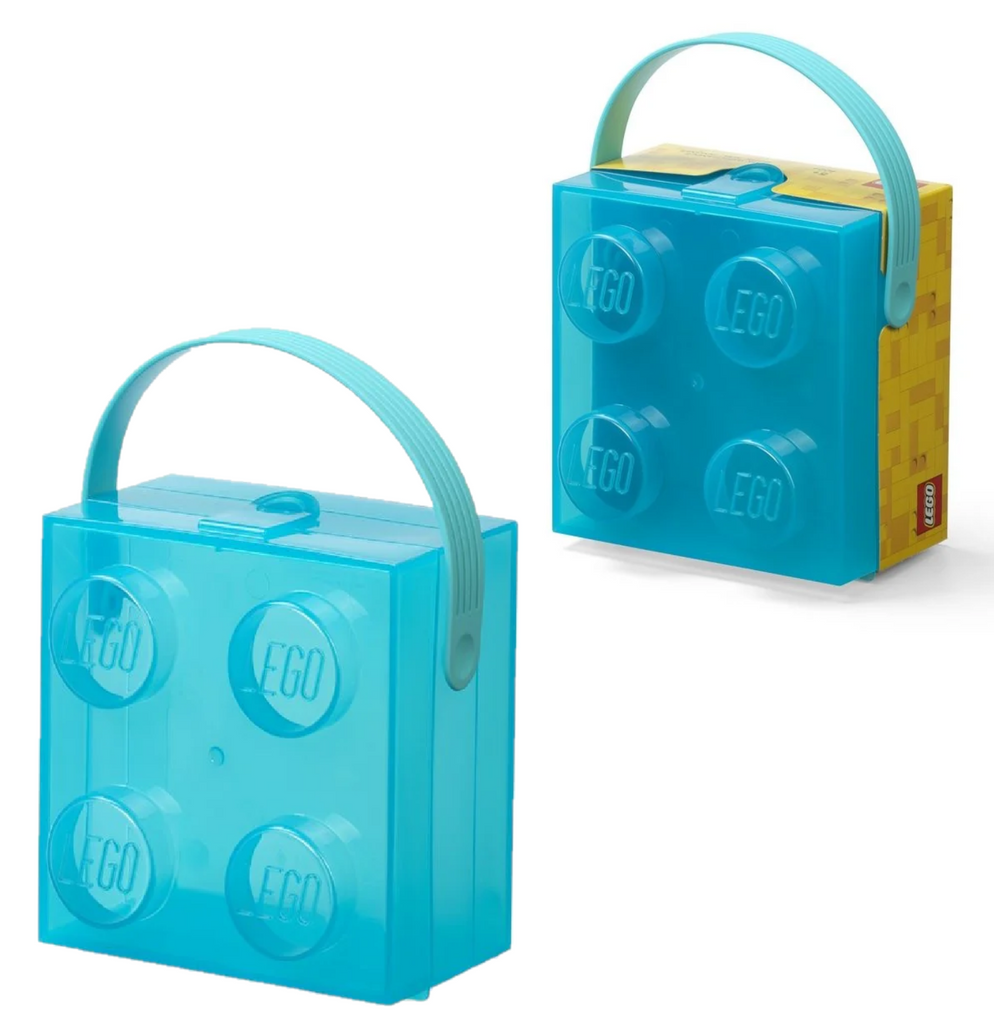 4024 LEGO Lunch Box with Handle - Translucent Light Blue