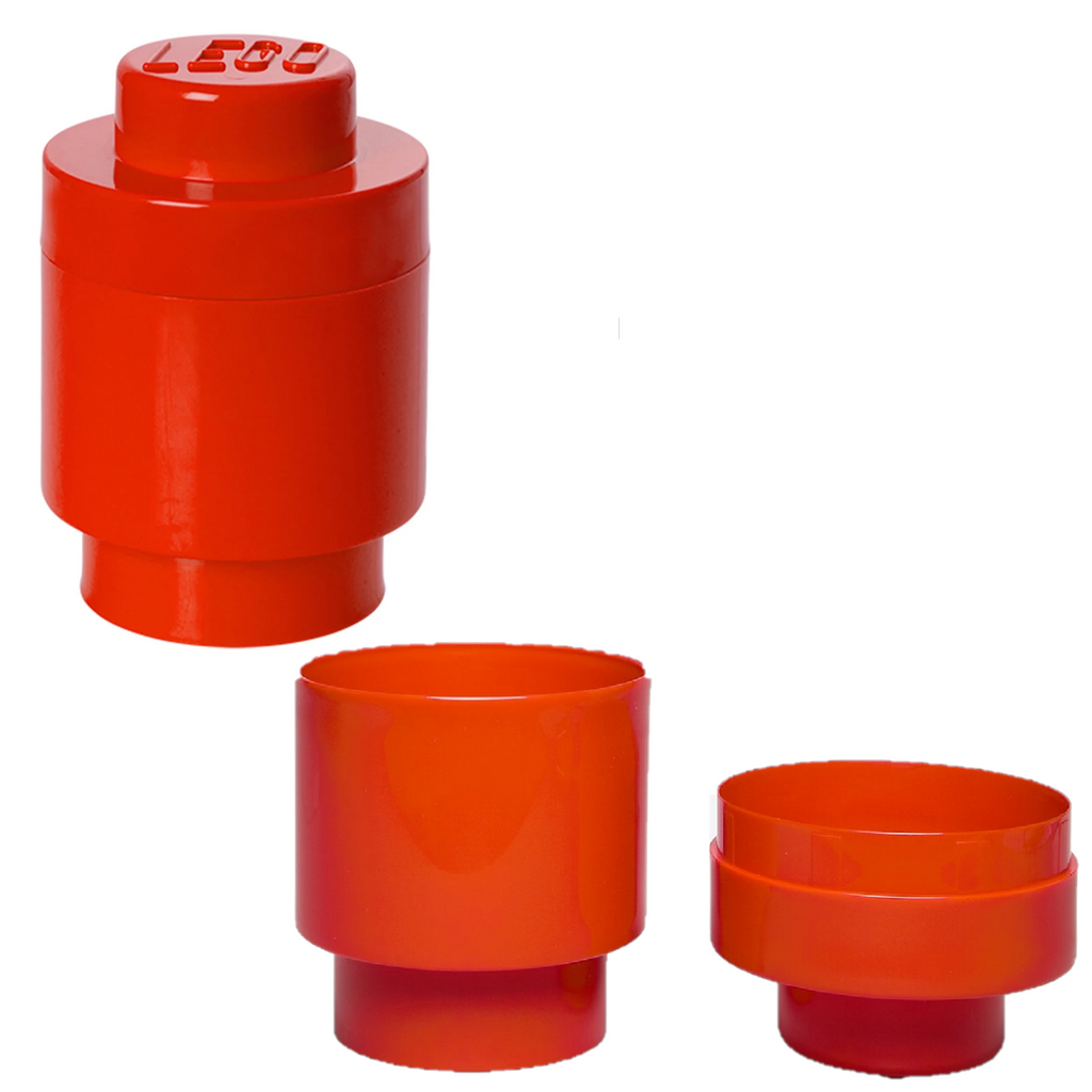 4030 LEGO Storage Brick - 1 Knob Round Red