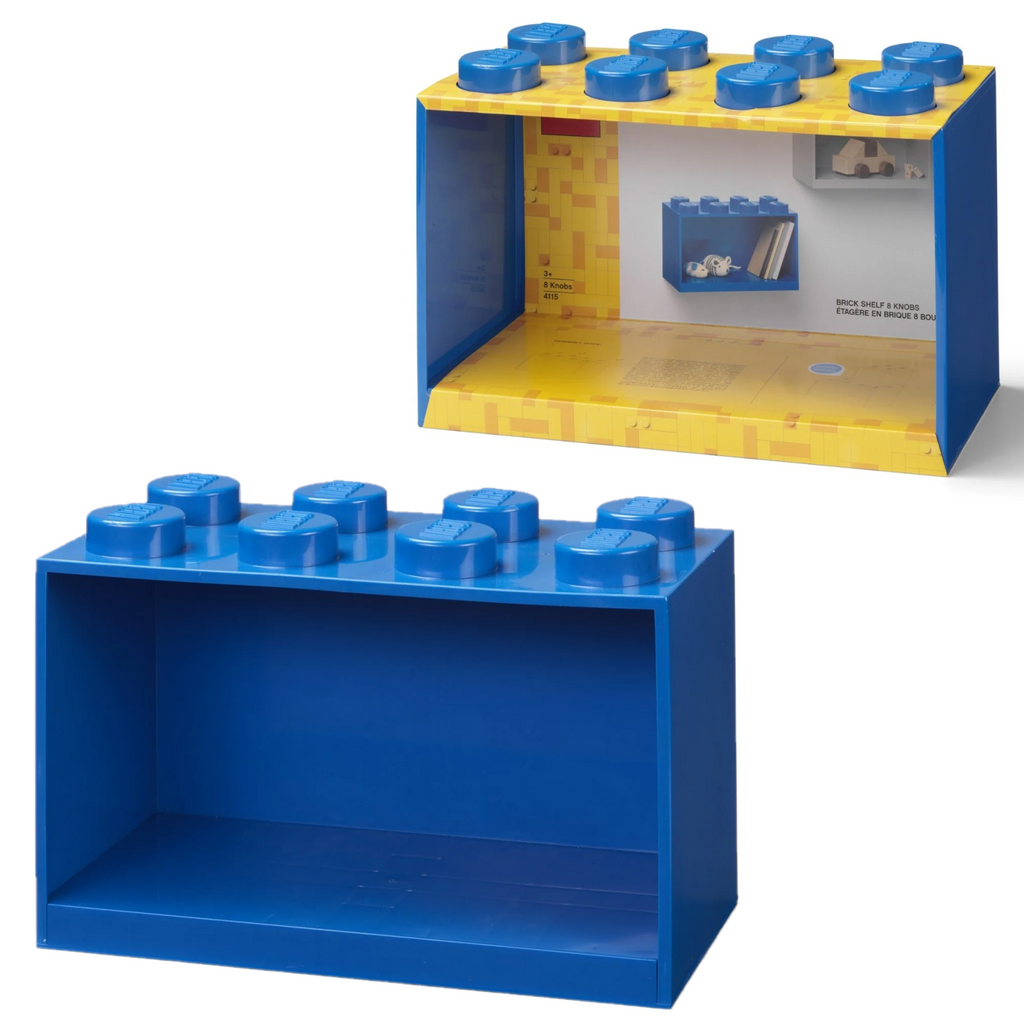 4115 LEGO Brick Shelf 8 Knob - Blue