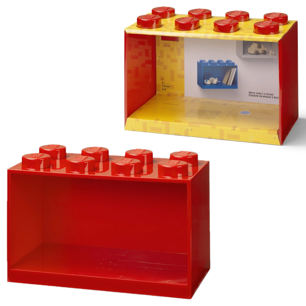 4115 LEGO Brick Shelf 8 Knob - Red