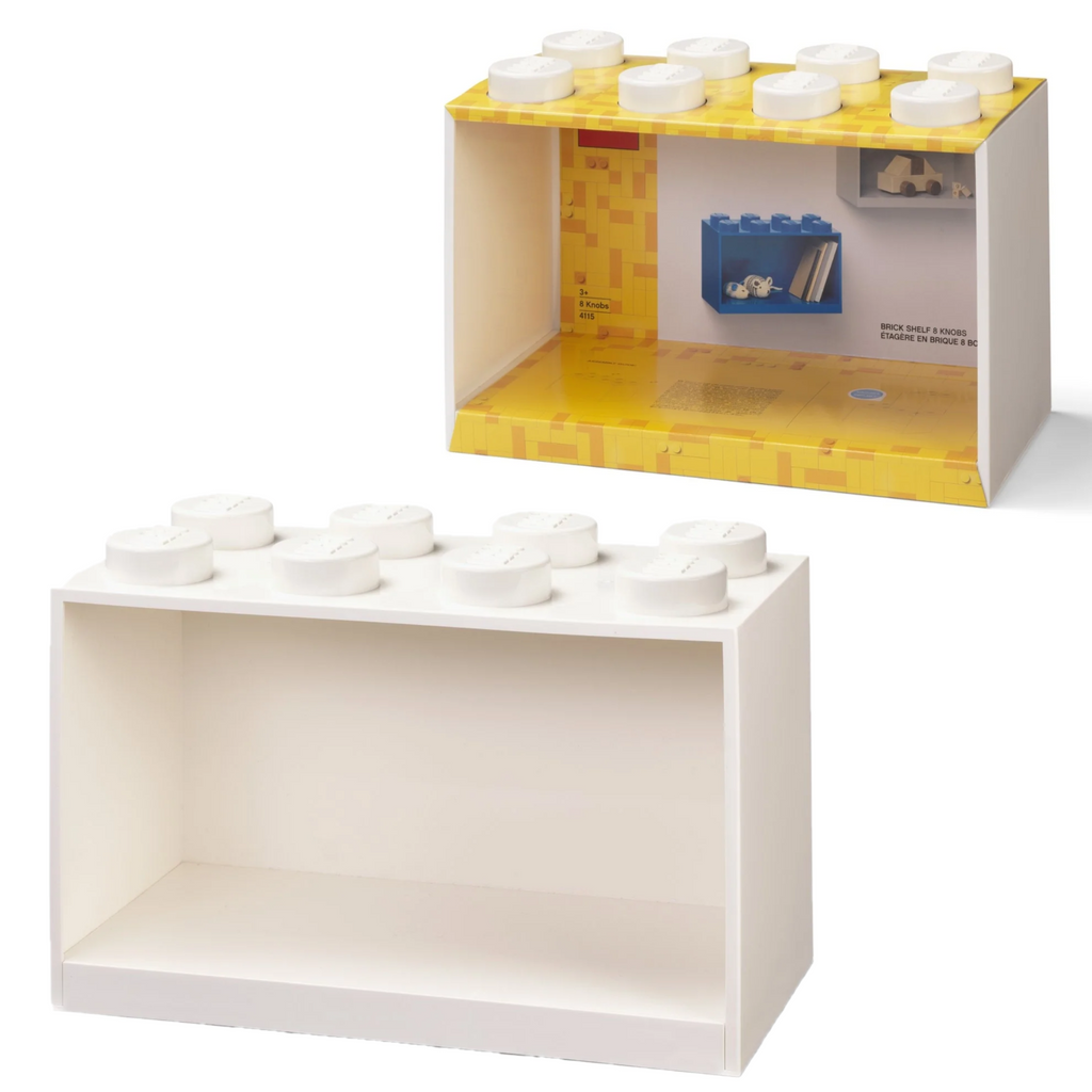 4115 LEGO Brick Shelf 8 Knob - White