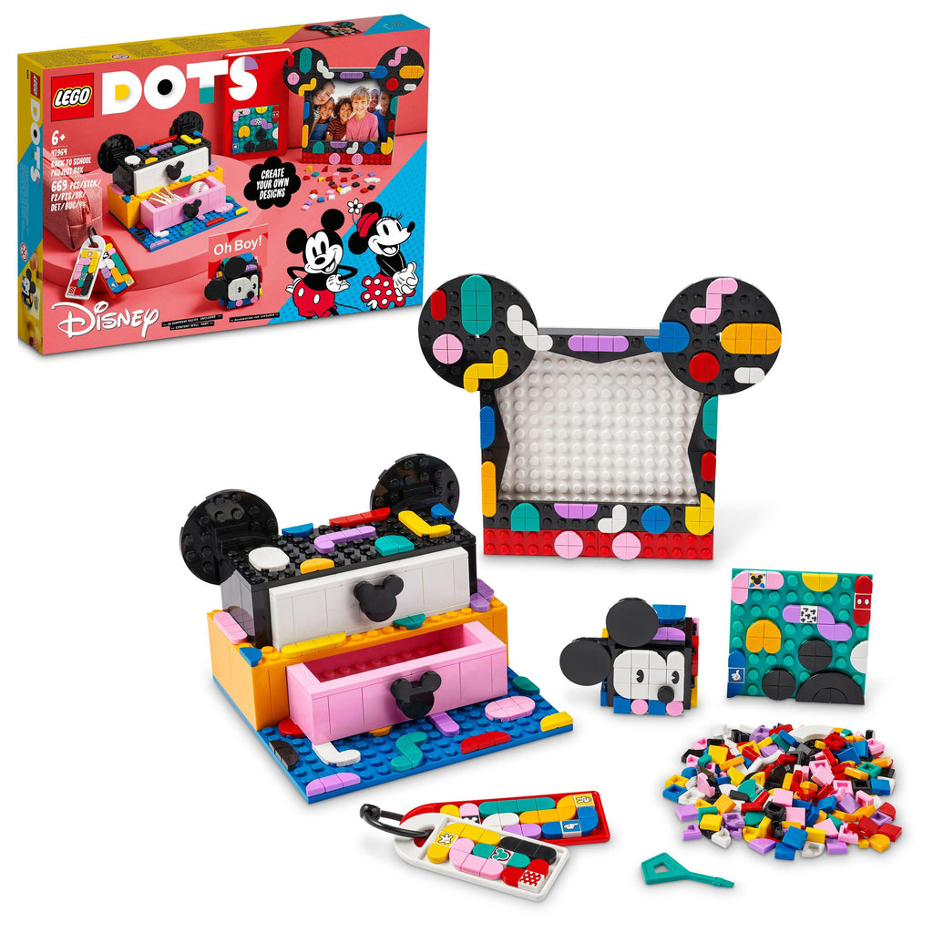 41964 LEGO DOTS Mickey and Minnie Back-to-School Creative Box