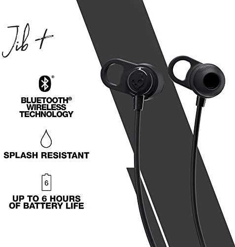 Skullcandy Jib+ Bluetooth In-Ear Wireless Earbuds - Black S2JPW-M003