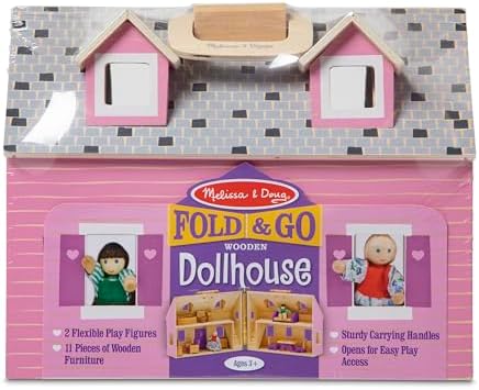 3701 Melissa & Doug Fold & Go Dollhouse