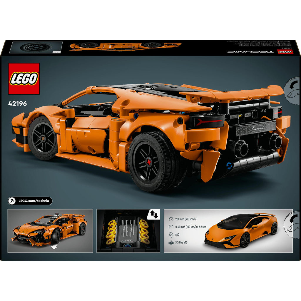 LEGO® Technic Lamborghini Huracán Tecnica Orange Set 42196