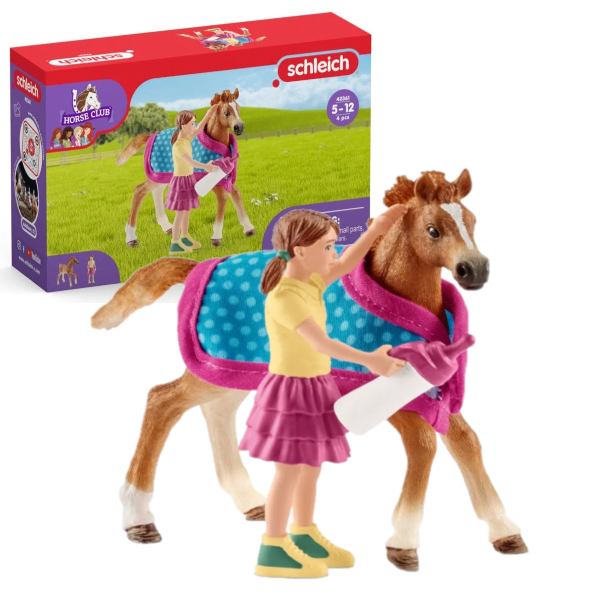42361 Schleich Foal with Blanket