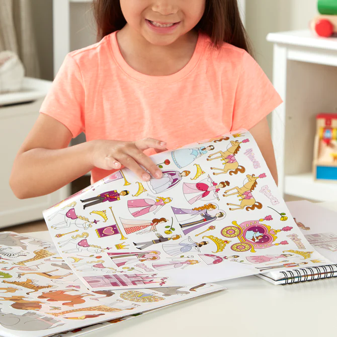 4247 Melissa & Doug Sticker Collection - Princesses, Tea Party, Animals, and More