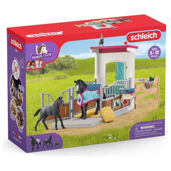 42611 Schleich Horse Box with Mare and Foal - Box Damage