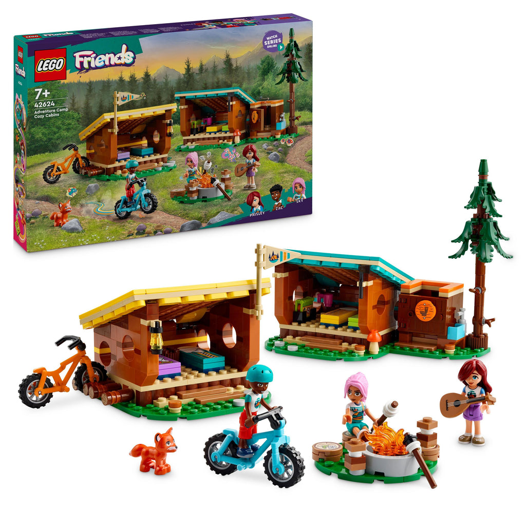 LEGO® Friends Adventure Camp Cosy Cabins Building Toy 42624