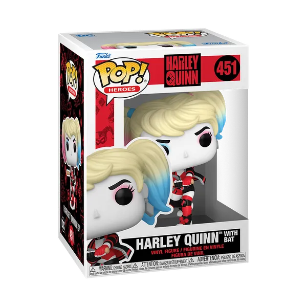 451 Funko POP!Harley Quinn 30th Anniversary - Harley Quinn with Bat