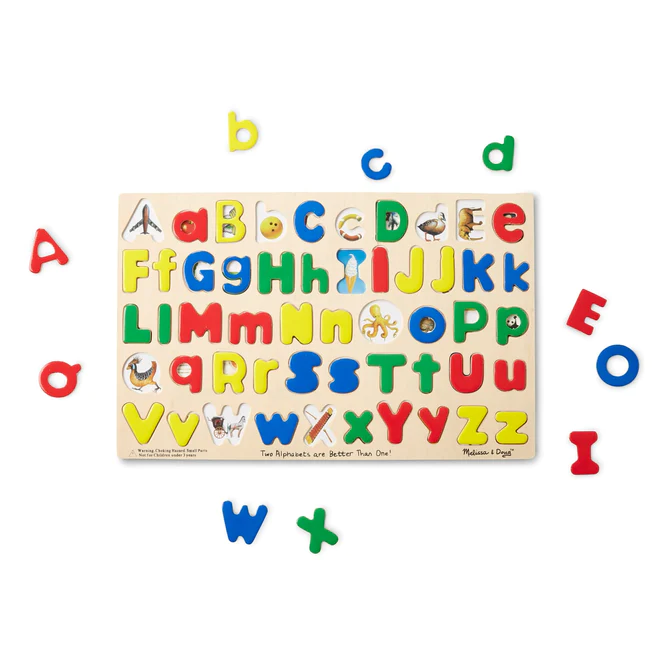 47 Melissa & Doug Upper & Lower Case Alphabet Puzzle