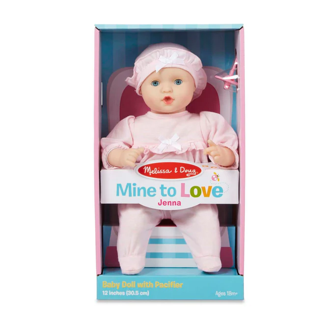 4881 Melissa & Doug Mine to Love - Jenna 12" Baby Doll