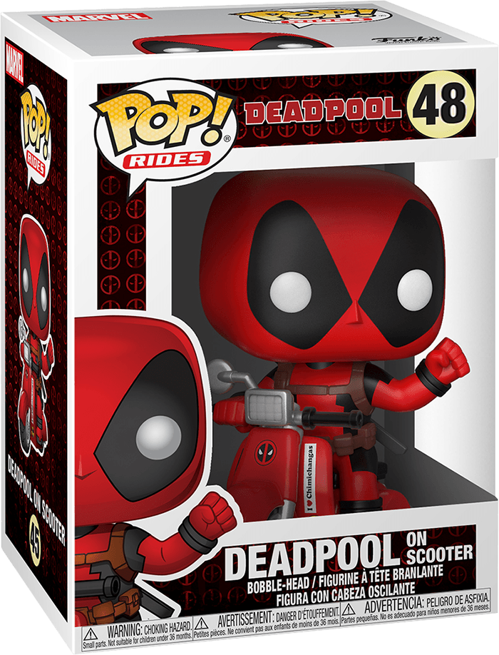 48 Funko POP! Deadpool - Deadpool with Scooter