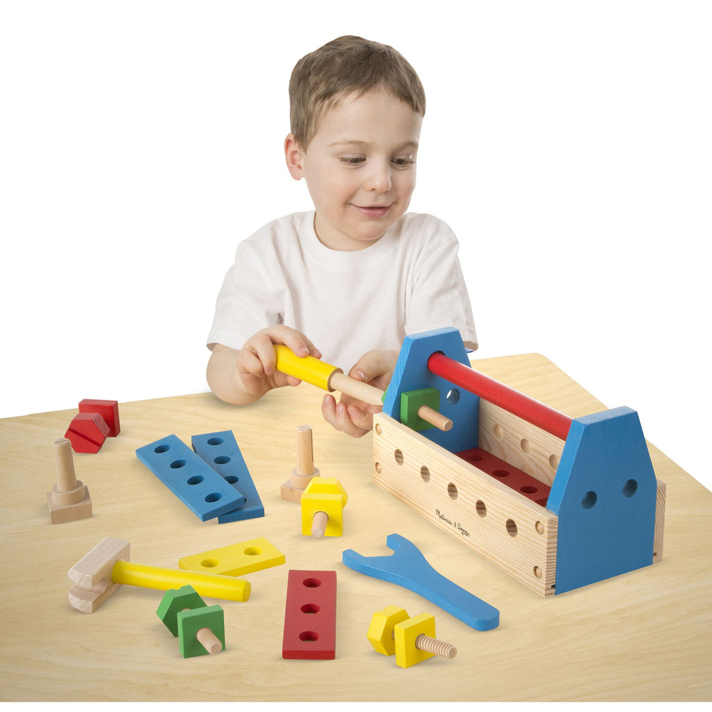 494 Melissa & Doug Take-Along Tool Kit Wooden Toy